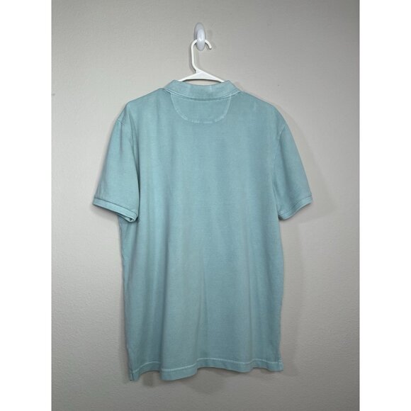 American Eagle Polo Shirt Mens Large Green Casual Short Sleeve Adult - Picture 2 of 8